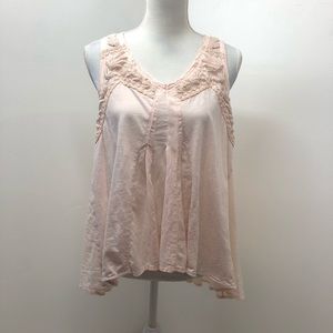 Anthropologie Meadow Rue Tanala Lace Tank Top